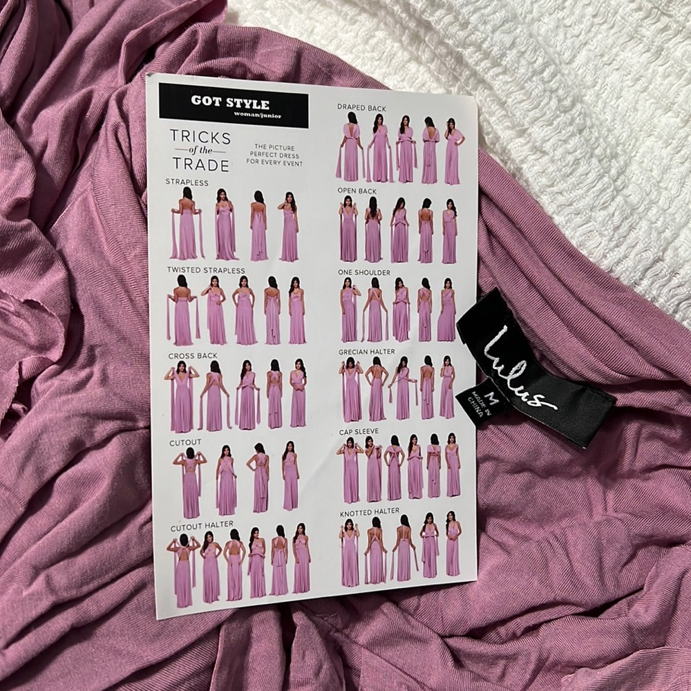 🎀 Tricks of the Trade Mauve Maxi Dress 🎀